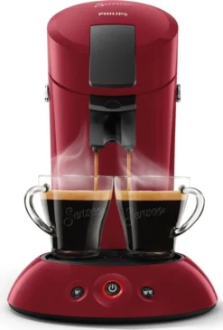 Philips Senseo Kaffeepadmaschine HD 6553/80 Original, Farbe Rot -De’Longhi Verkaufsgeschäft 020a1608f1f94e3bd3c6143dfdba2287