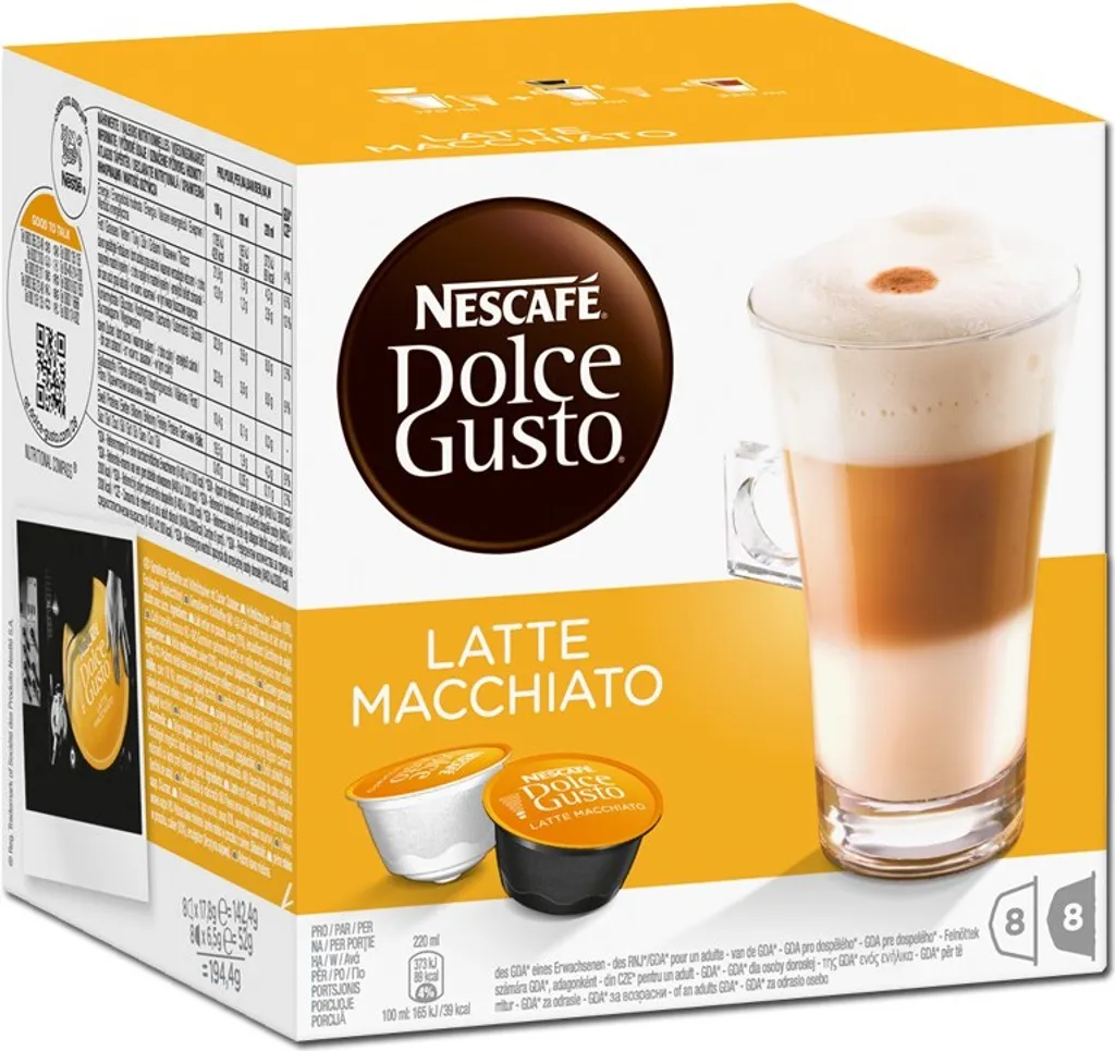 Nescafé® Nescafé Dolce Gusto Latte Macchiato | 8 Kaffeekapseln 2 Nescafé® Nescafé Dolce Gusto Latte Macchiato | 8 Kaffeekapseln – Bild 2