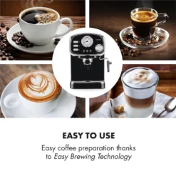 Espressionata Gusto Espressomaschine 1100W 15 Bar Druck Schwarz 9 Espressionata Gusto Espressomaschine 1100W 15 Bar Druck Schwarz -De’Longhi Verkaufsgeschäft 04461a461845cdbf78b466554b2e5a1c