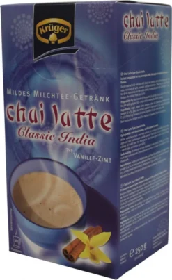 Krüger You Chai Latte Typ Vanille-Zimt Classic India Extra Cremig | 10 Portionen -De’Longhi Verkaufsgeschäft 061c83b4e8f5b62521588dec2016b3c2