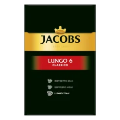 JACOBS Kapseln Lungo Classico 5 X 40 Nespresso®* Kompatible Kaffeekapseln -De’Longhi Verkaufsgeschäft 08d0a3efc489152968ae613f4224a60b