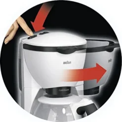 BRAUN Kaffeemaschine KF 520/1 Weiß -De’Longhi Verkaufsgeschäft 08d826cf4bf69c599013532222936453