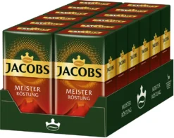 JACOBS Meisterröstung Filterkaffee 12 X 500 G Kaffee Gemahlen