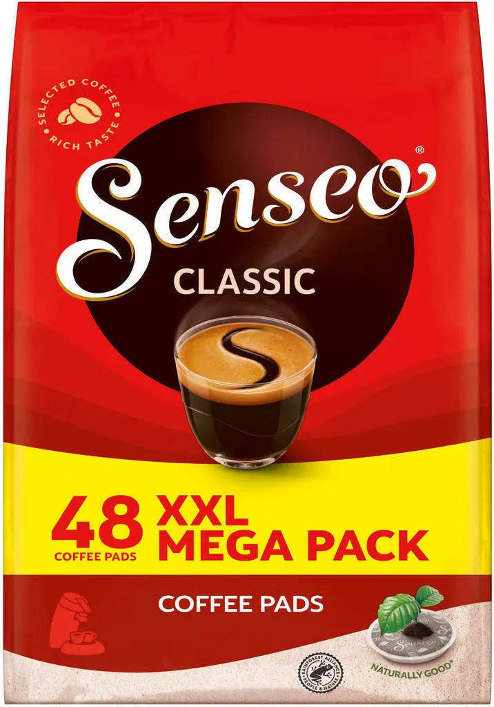 SENSEO Pads Classic Senseopads 48 Getränke Kaffeepads XXL Pack 1 SENSEO Pads Classic Senseopads 48 Getränke Kaffeepads XXL Pack