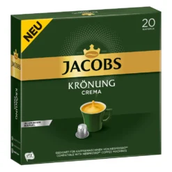 JACOBS Kapseln Krönung Crema 200 Nespresso®* Kompatible Kaffeekapseln 10x20 9 JACOBS Kapseln Krönung Crema 200 Nespresso®* Kompatible Kaffeekapseln 10x20 -De’Longhi Verkaufsgeschäft 0bdcd61f1ac621724d2abea118d8815f