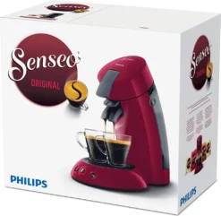 Philips Senseo Kaffeepadmaschine HD 6553/80 Original, Farbe Rot -De’Longhi Verkaufsgeschäft 10ac0d04fe4d69e4d71bfc83d9a40977