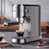 BlitzHome Espresso Maschine Kaffeemaschine Cappuccinomaschine Milchaufschäumer Espressomaschinen