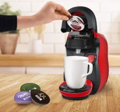 TASSIMO Kaffeekapselmaschine Happy TAS1003, Rot -De’Longhi Verkaufsgeschäft 124767024fedf87e3fc6559152957e4d