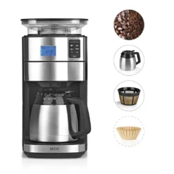 BEEM FRESH-AROMA-PERFECT II Filterkaffeemaschine Mit Mahlwerk - Thermo Kaffeemaschine Filterkaffeemaschine 10 Tassen Timer Thermoskanne Edelstahl 18 BEEM FRESH-AROMA-PERFECT II Filterkaffeemaschine Mit Mahlwerk - Thermo Kaffeemaschine Filterkaffeemaschine 10 Tassen Timer Thermoskanne Edelstahl -De’Longhi Verkaufsgeschäft 197f711788efc865e7aa46211868ac14