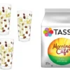 Tassimo Kapseln Morning Café Filter XL, 21er Big Pack 163.8 G Plus 6 Gläser 350ml…