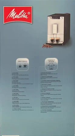 Melitta EspressoLine E950-213 Kaffeevollautomat, Silber/Schwarz -De’Longhi Verkaufsgeschäft 1bbd6c61838d4511a27437701fa847de