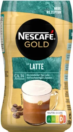 Nescafé® Nescafé Gold Typ Latte | 250g Dose 18 Nescafé® Nescafé Gold Typ Latte | 250g Dose -De’Longhi Verkaufsgeschäft 1cfa56f030eaf8ae9fe869165c18c9fd