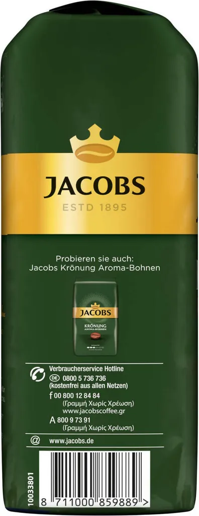 JACOBS Kaffeebohnen Krönung Aroma-Bohne Kräftig 12 X 500 G Ganze Bohne 5 JACOBS Kaffeebohnen Krönung Aroma-Bohne Kräftig 12 X 500 G Ganze Bohne – Bild 5