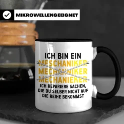 Lustige Tasse Automechaniker KFZ Mechaniker Geschenk Mechatroniker Werkstatt Tasse (Schwarz) -De’Longhi Verkaufsgeschäft 1e7ad2fc84454c13b91044efdadabece
