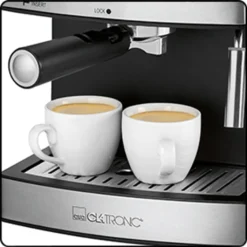Clatronic ES 3643 Espresso- Und Cappuccino-Automat, 15 Bar Pumpdruck, Tassenvorwärmfunktion, Mit Aufschäum- Und Heißwasserfunktion 17 Clatronic ES 3643 Espresso- Und Cappuccino-Automat, 15 Bar Pumpdruck, Tassenvorwärmfunktion, Mit Aufschäum- Und Heißwasserfunktion -De’Longhi Verkaufsgeschäft 1f1475e93c387df5d03b7af67fade9bb