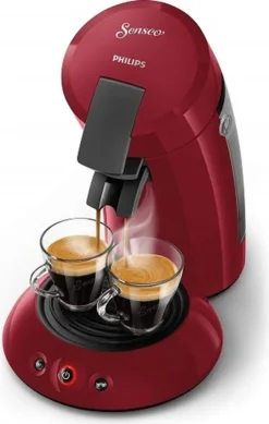 Philips Senseo Kaffeepadmaschine HD 6553/80 Original, Farbe Rot -De’Longhi Verkaufsgeschäft 1f641f4b6d840b4fb49a9cb8996728a9