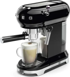 SMEG Espresso Kaffeemaschine Schwarz ECF01BLEU -De’Longhi Verkaufsgeschäft 219ca0c2bc5409ece89461de29d51ebb