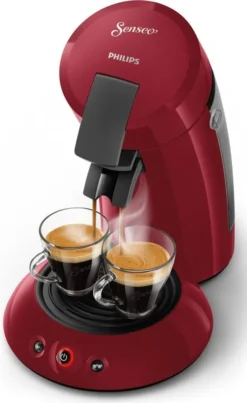 Philips Senseo Kaffeepadmaschine HD 6553/80 Original, Farbe Rot -De’Longhi Verkaufsgeschäft 2873e1cd5a916a034d744ac5bb53d35a