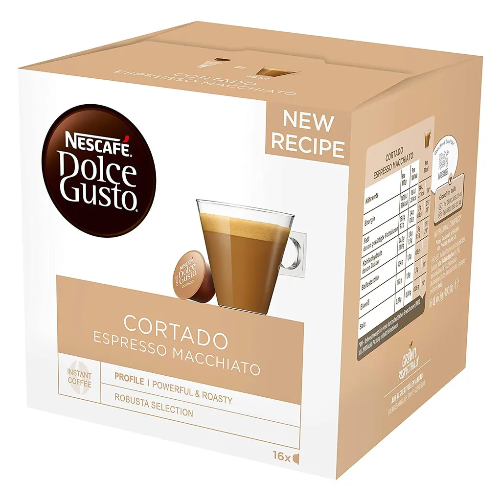 Nescafé® Nescafé Dolce Gusto Cortado Espresso Macchiato | 16 Portionen 4 Nescafé® Nescafé Dolce Gusto Cortado Espresso Macchiato | 16 Portionen – Bild 4