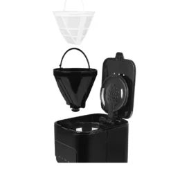 Princess Deluxe Kaffeemaschine Black Steel 1,5 L 900 W Schwarz -De’Longhi Verkaufsgeschäft 2c3342b3b2d425b785a869e4ffe29e07