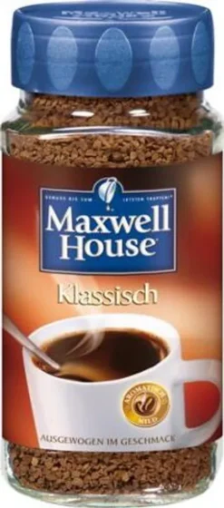 Maxwell House Klassisch, Löslicher Kaffee, 200g-Glas -De’Longhi Verkaufsgeschäft 2f0ea565a2948f4d84598049e37a47bc