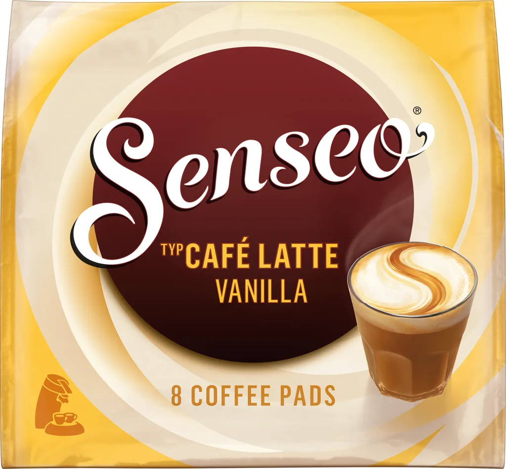 Senseo Café Latte Vanilla | 8 Kaffeepads 2 Senseo Café Latte Vanilla | 8 Kaffeepads – Bild 2