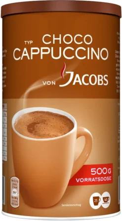 JACOBS Löskaffee Typ Choco Cappuccino 500 G Dose Löslicher Kaffee Mit Kakao 6 JACOBS Löskaffee Typ Choco Cappuccino 500 G Dose Löslicher Kaffee Mit Kakao -De’Longhi Verkaufsgeschäft 31d9a9b7d6419757fe5f8865c171d599