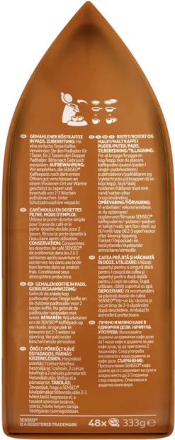 SENSEO Pads Strong Senseopads 4 X 48 Getränke Kaffeepads XXL Packs + 1 Senseo Dose 13 SENSEO Pads Strong Senseopads 4 X 48 Getränke Kaffeepads XXL Packs + 1 Senseo Dose -De’Longhi Verkaufsgeschäft 33b762184f8109b743bc40b554c181fe