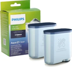 Philips 2x Saeco Wasserfilter Für Die Aqua Clean Espressomaschine CA6903, EP2224/10, EP2235/40, EP3241/50