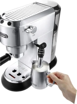 De'Longhi DeLonghi EC685.M Dedica Style Siebträger Espressomaschine Silber -De’Longhi Verkaufsgeschäft 340f86b0451fa126a765edc5451f74d9