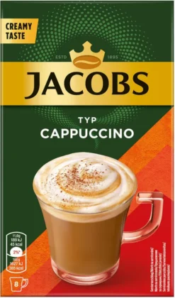 JACOBS Löskaffee Typ Cappuccino 10 X 8 Sticks - 80 Getränke Instantkaffee -De’Longhi Verkaufsgeschäft 34d41193cc00f7e437adf2665e762139