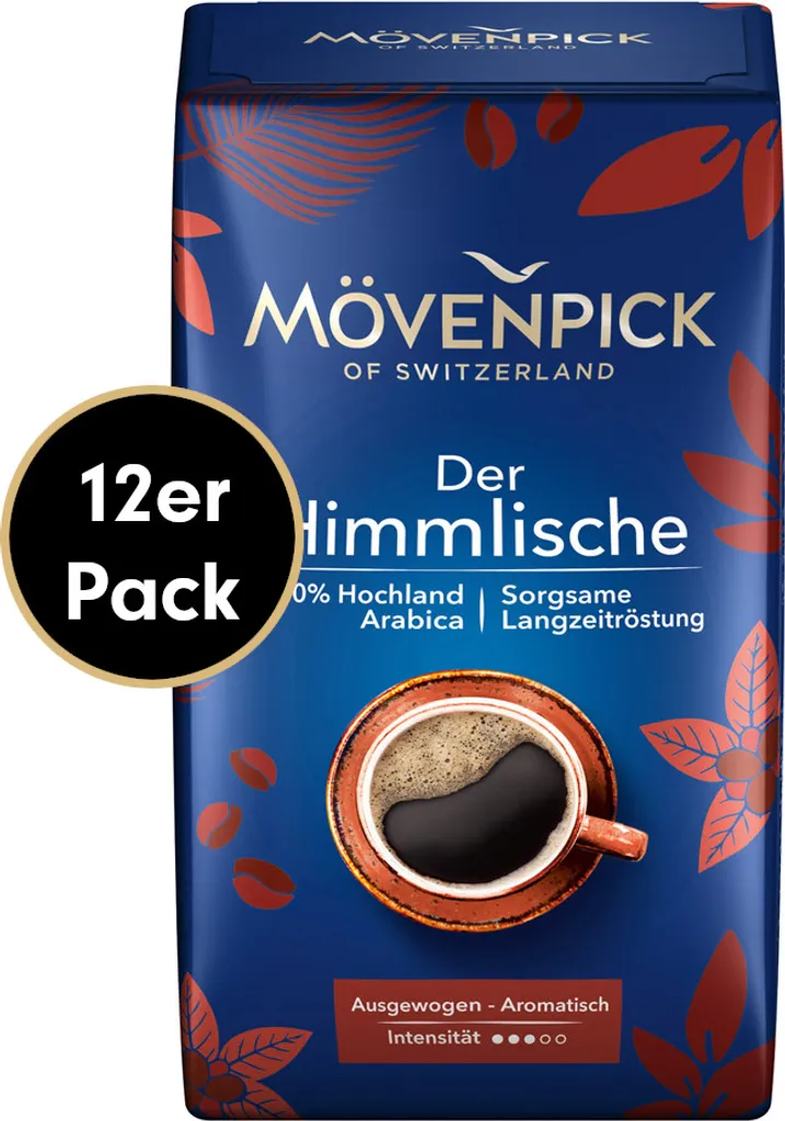 Kaffee-Sparpaket DER HIMMLISCHE Von Mövenpick, 12x500g Gemahlen 1 Kaffee-Sparpaket DER HIMMLISCHE Von Mövenpick, 12x500g Gemahlen