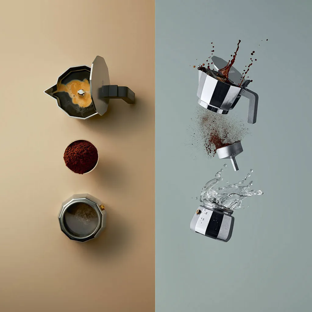 Alessi Moka - Espressokocher, 3 Tassen 4 Alessi Moka - Espressokocher, 3 Tassen – Bild 4