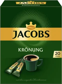 JACOBS Löskaffee Krönung 16 X 20 Sticks Löslicher Kaffee Instantkaffee 320 Getränke -De’Longhi Verkaufsgeschäft 3be92f8512dab1d9dd7c9199dd1d7c1f