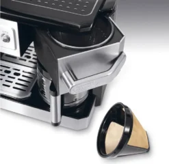 De'Longhi DeLonghi BCO421.S Kombi-Kaffeemaschine, Farbe: Schwarz -De’Longhi Verkaufsgeschäft 3df167ef38a86442d91ce542d686a801