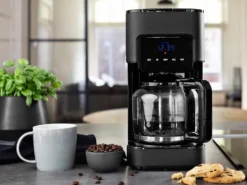 Princess Deluxe Kaffeemaschine Black Steel 1,5 L 900 W Schwarz -De’Longhi Verkaufsgeschäft 4122f9bcb070c044fb9f065007b6aa65