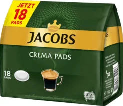 JACOBS Pads Crema Classic 270 Getränke - 15x18 Kaffeepads Senseo Kompatibel -De’Longhi Verkaufsgeschäft 413fd8006046b3bb7b8a0f6e182c223b