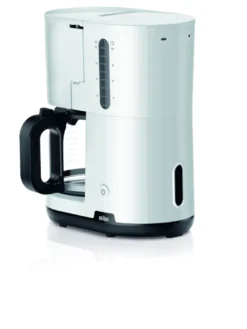 BRAUN HH Kaffeeautomat 10T 1000W Aroma Glaskanne Weiß KF1100WH -De’Longhi Verkaufsgeschäft 417a0bfbdf04c1af3f631f31b683f741