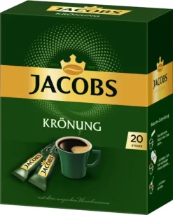 JACOBS Löskaffee Krönung 16 X 20 Sticks Löslicher Kaffee Instantkaffee 320 Getränke -De’Longhi Verkaufsgeschäft 4219ede427105f53eee7f66afcdb945e