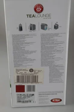 Teekanne Tealounge System Starter-Set Rot Neu -De’Longhi Verkaufsgeschäft 4398b41e9f54c1f467dde583bac6065c