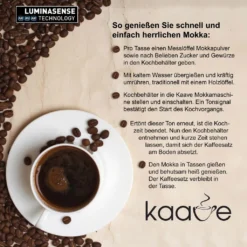 Fakir Kaave Mokkamaschine Easy One Touch Steuerung, 735 W, Silber -De’Longhi Verkaufsgeschäft 4404cbb02a1156e0ca2fd02b0ddc93c5