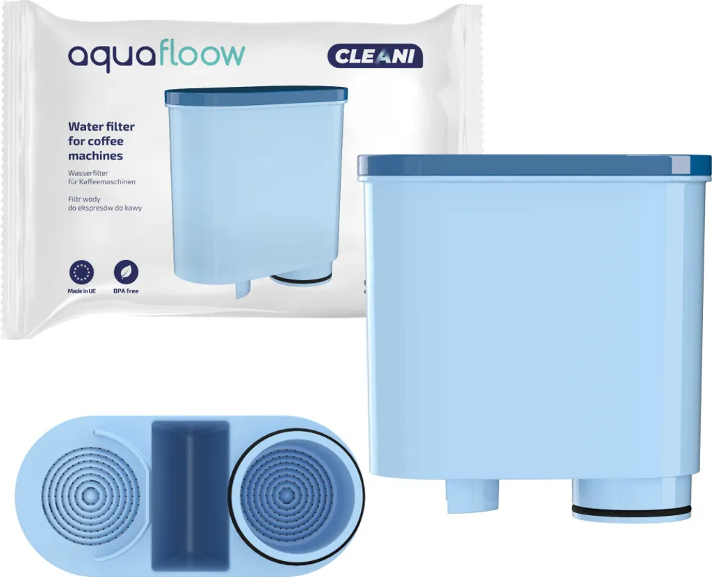 Set Für Espressomaschinen: 6x AquaFloow Cleani Wasserfilterpatrone Für Saeco/Philips Espressomaschinen + Wessper CleanMax Green 500ml Entkalker 2 Set Für Espressomaschinen: 6x AquaFloow Cleani Wasserfilterpatrone Für Saeco/Philips Espressomaschinen + Wessper CleanMax Green 500ml Entkalker – Bild 2