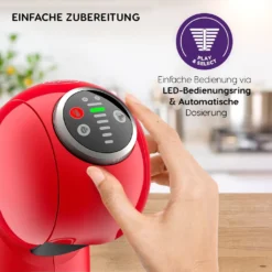 Krups KP340, 0,8 L, Kaffeekapsel, 1500 W, Rot -De’Longhi Verkaufsgeschäft 44b289e6d8d4ddf54569a3c1800e43ad