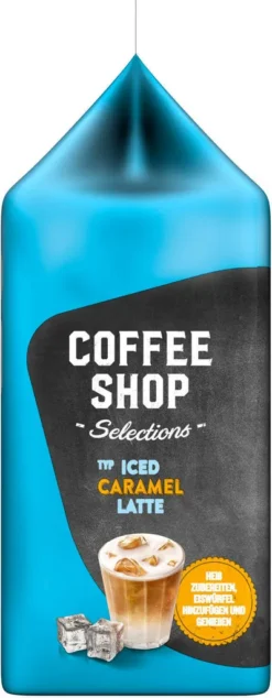 TASSIMO Kapseln Typ Iced Caramel Latte Coffee Shop Selections Discs 8 Getränke -De’Longhi Verkaufsgeschäft 473da5700ed602ae2aeced244e7d8e4f