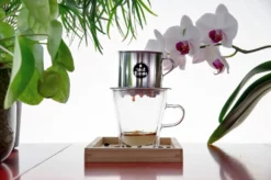 Vietnamesisches Kaffee-Starterset VietBeans Gemahlen - 2 X 250g Gemahlener Röstkaffee + Filter (Phin) + Gez. Kondensmilch -De’Longhi Verkaufsgeschäft 485d1f83d7f3fe11c2b7acb87c1ea827