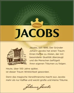 JACOBS Typ Cafe Crema Löslicher Kaffee 12 X 25 Sticks -De’Longhi Verkaufsgeschäft 48dc000fb850ff937914b8e123769db0