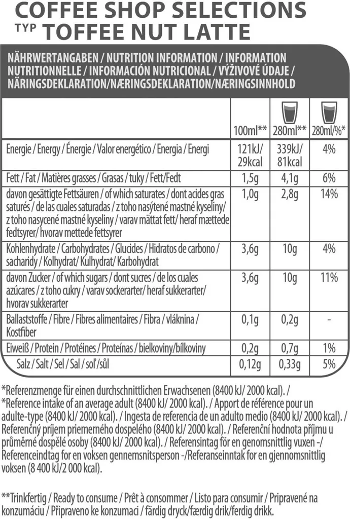 TASSIMO Coffee Shop Selections Toffee Nut Latte T Discs Kapseln 5 X 8 Getränke 6 TASSIMO Coffee Shop Selections Toffee Nut Latte T Discs Kapseln 5 X 8 Getränke – Bild 6
