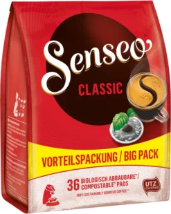 SENSEO Pads Classic UTZ 10 X 36 Getränke Pads Vorratspackung -De’Longhi Verkaufsgeschäft 497f054c10c34204f679122a1adeedb6