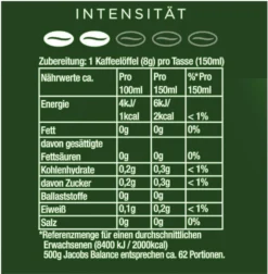 JACOBS Filterkaffee Krönung Balance 6 X 500 G Kaffee Gemahlen + 1 Becher+ 1 Dose -De’Longhi Verkaufsgeschäft 4b575985c486d8517c6131c302e7460e
