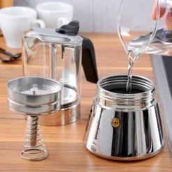 GRÄWE Espressokocher Mit Glaskanne, 9 Tassen -De’Longhi Verkaufsgeschäft 4cede2b5c3da4e726f183d926c0d69ef